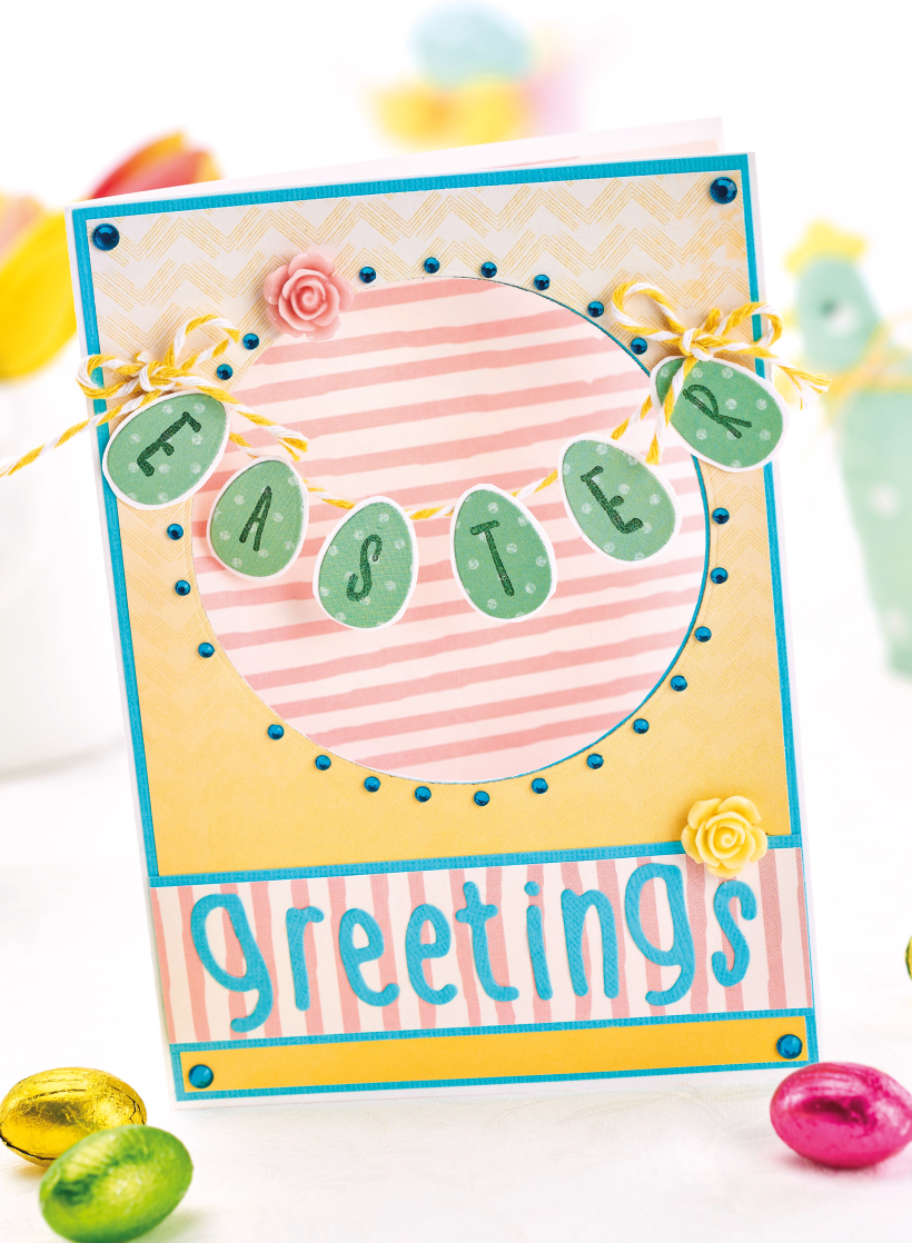 Stash-busting Easter Card