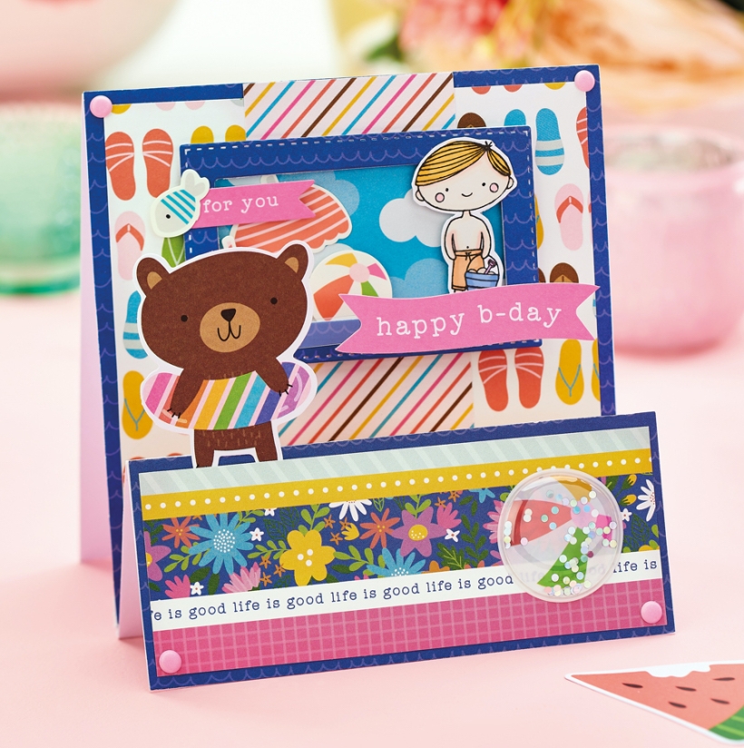 Summery stepper card