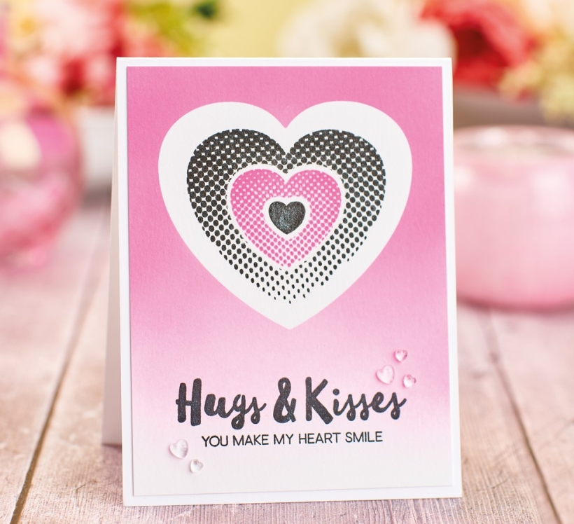 Nesting Hearts Valentine’s Day Card