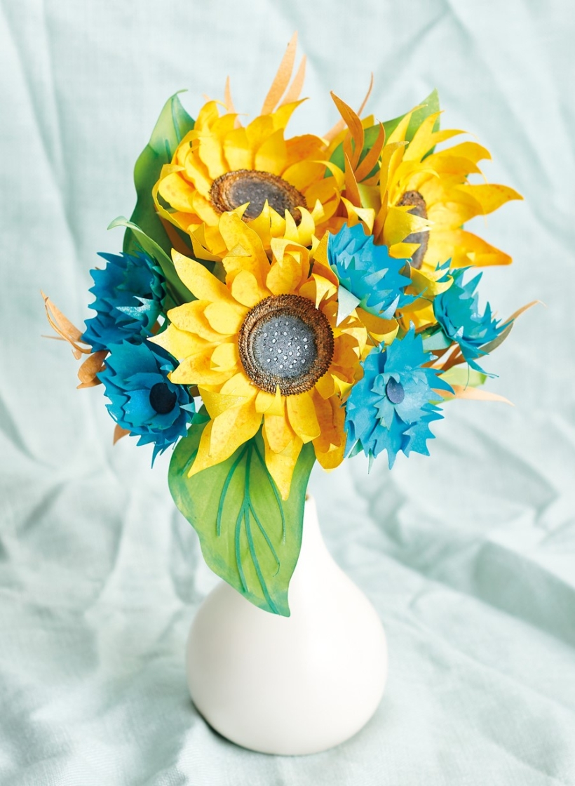 Paper Sunflowers