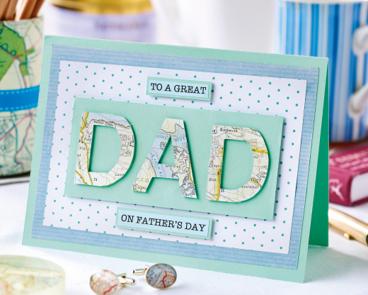 Dad map card