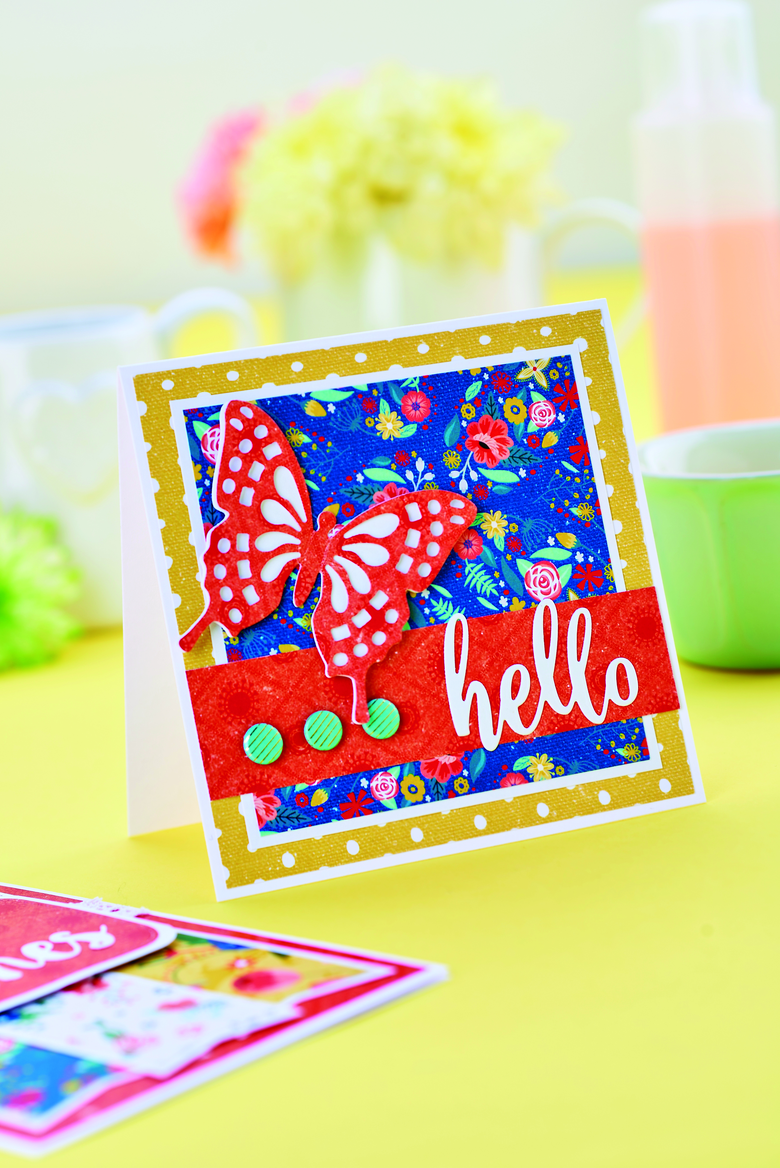 Floral Hello Card